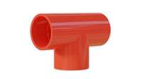 Red ABS 25mm 90  Tee 22-002
