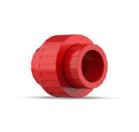 Red ABS 25mm Removable Union 22-003