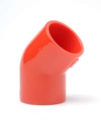 Red ABS 25mm 45  Elbow 22-004