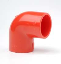 Red ABS 25mm 90 degree Elbow 22-005