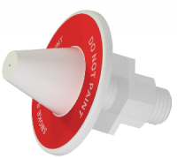 Red ABS 25mm Conical Air Sampling  Point 22-013